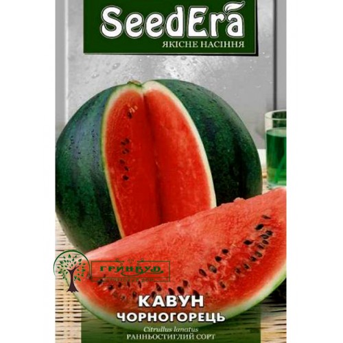  СЕМЕНА АРБУЗ "ЧЕРНОГОРЕЦ", 1 Г SEEDERA