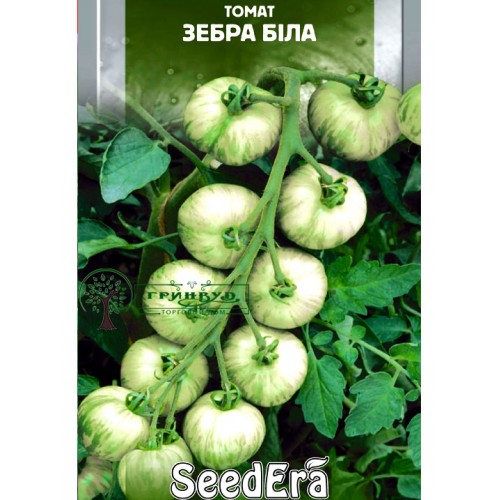 СЕМЕНА ТОМАТ "ЗЕБРА БЕЛАЯ", 0,1 Г SEEDERA СЕМЕНА ТОМАТ "ЗЕБРА БЕЛАЯ", 0,1 Г SEEDERA