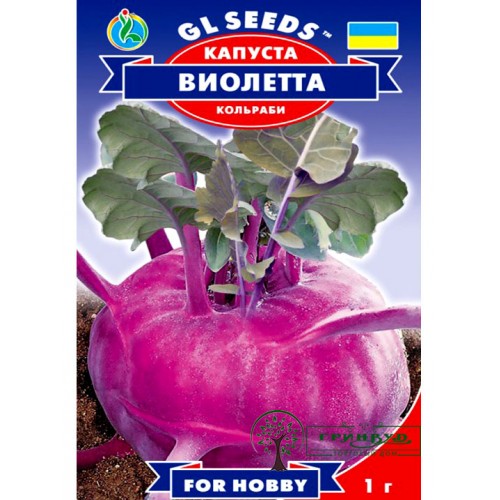СЕМЕНА КАПУСТА КОЛЬРАБИ ВИОЛЕТТА, 1 Г GL SEEDS