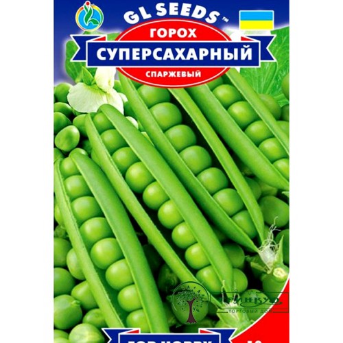 СЕМЕНА ГОРОХ СПАРЖЕВЫЙ СУПЕРСАХАРНЫЙ 10 Г GL SEEDS