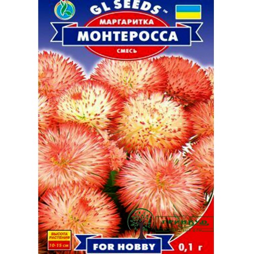 СЕМЕНА МАРГАРИТКА СМЕСЬ МОНТЕРОССА, 0,1 Г GL SEEDS