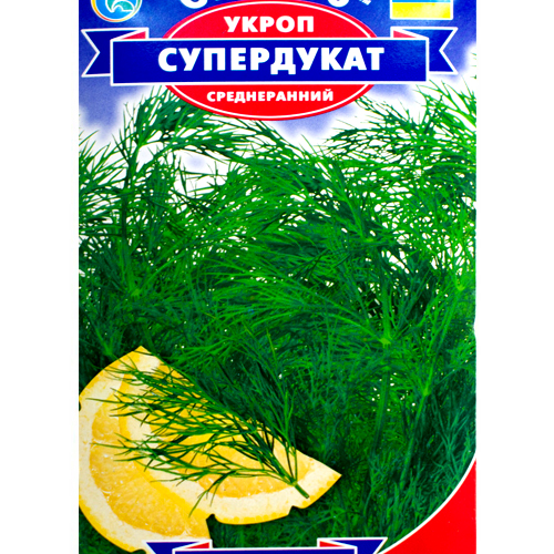 СЕМЕНА УКРОП СУПЕРДУКАТ, 3 Г GL SEEDS