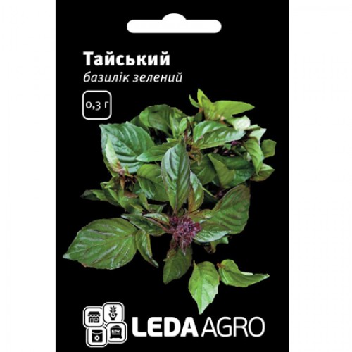 СЕМЕНА БАЗИЛИК ТАЙСКИЙ, 0,3 Г LEDAAGRO
