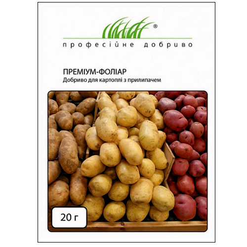 ПРЕМИУМ-ФОЛИАР ДЛЯ КАРТОФЕЛЯ С ПРИЛИПАТЕЛЕМ, 20 Г