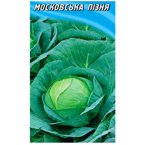 СЕМЕНА КАПУСТА БЕЛОКОЧАННАЯ "МОСКОВСКАЯ ПОЗДНЯЯ", 150 ШТ. ГЕЛИОС