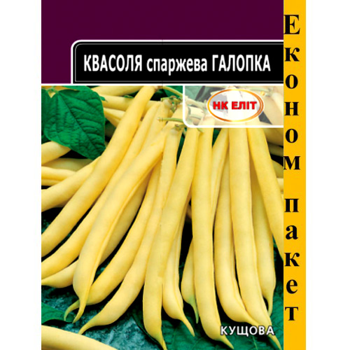 СЕМЕНА ФАСОЛЬ СПАРЖЕВАЯ "ГАЛОПКА", 20 Г НК ЭЛИТ