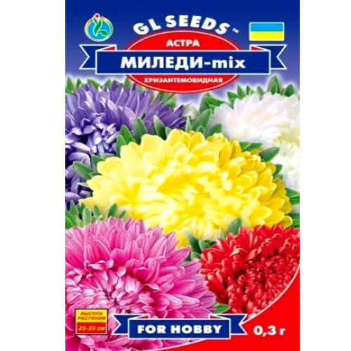 СЕМЕНА АСТРА МИЛЕДИ, 0.3 Г GL SEEDS СЕМЕНА АСТРА МИЛЕДИ, 0.3 Г GL SEEDS