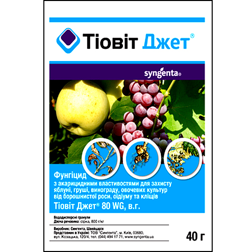 ФУНГИЦИД "ТИОВИТ ДЖЕТ", 40 Г SYNGENTA