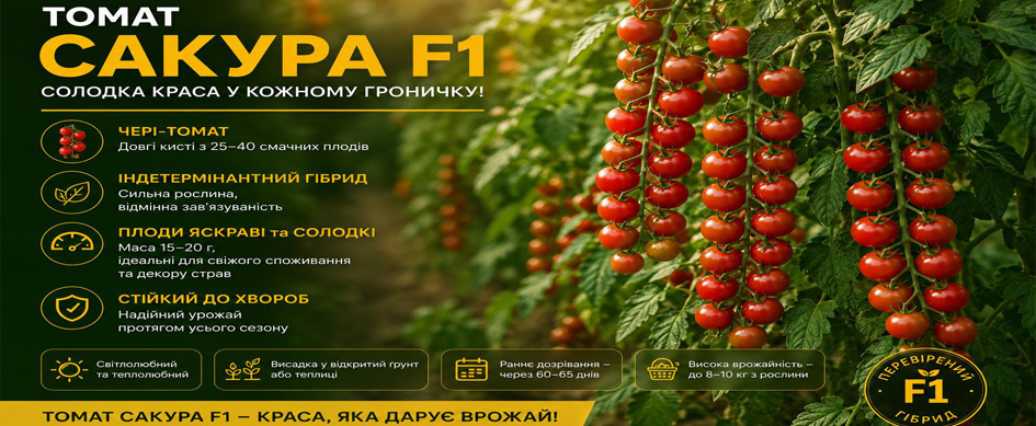 Томат "Сакура" найкращий сорт 
